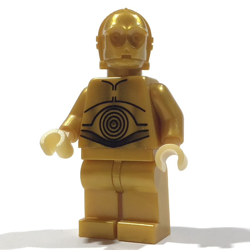 LEGO C-3PO - Pearl Gold Body, Pearl Light Gold Hands (fig-010445)