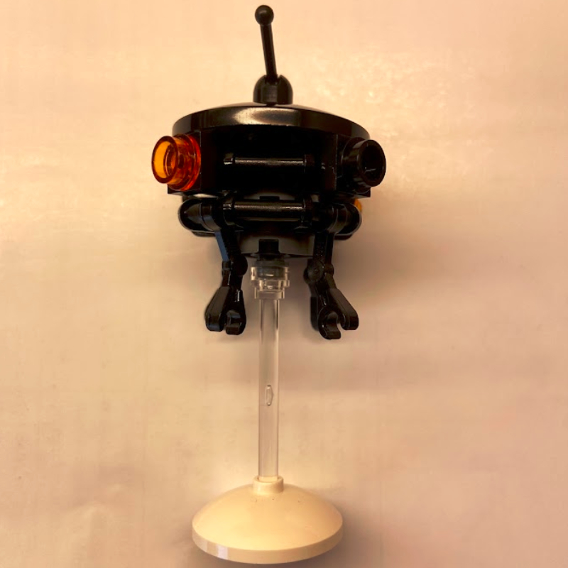 LEGO Imperial Probe Droid (White Dish Stand, Lever on Top) (fig-010446)