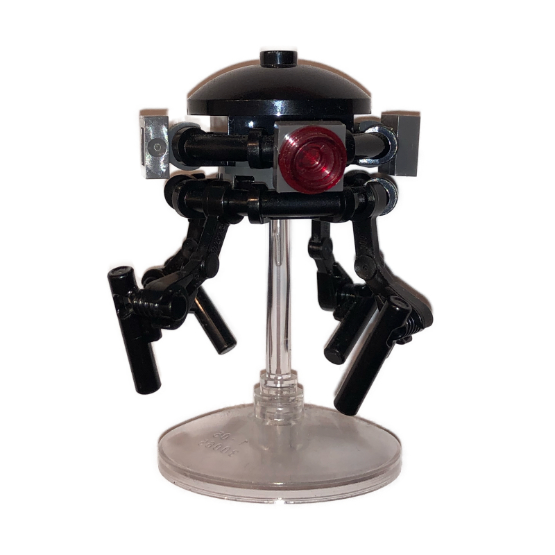 LEGO Imperial Probe Droid - Dark Bluish Grey Plate (fig-010468)