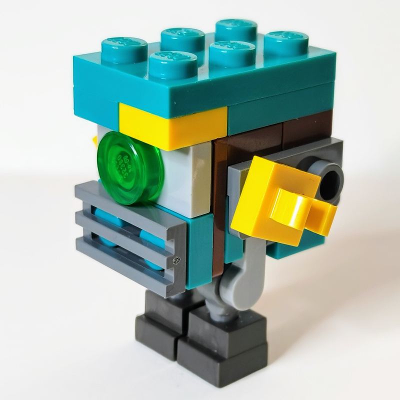 LEGO GNK Power Droid (Gonk) - Dark Turquoise (fig-010484)