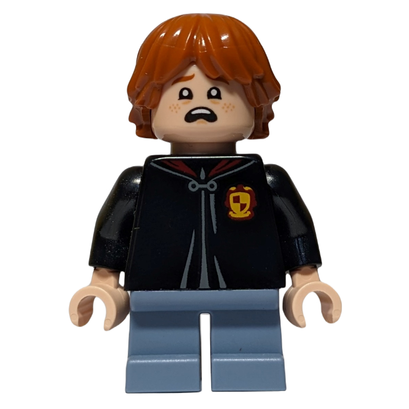 LEGO Ron Weasley, Closed Gryffindor Robe with Crest (fig-010506)