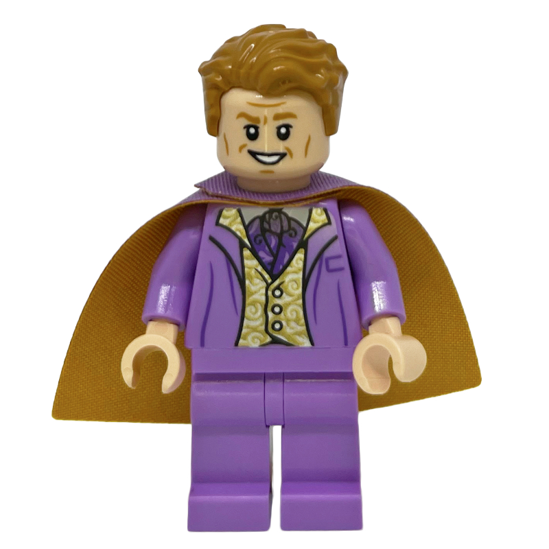 LEGO Professor Gilderoy Lockhart, Medium Lavender Outfit (fig-010510)