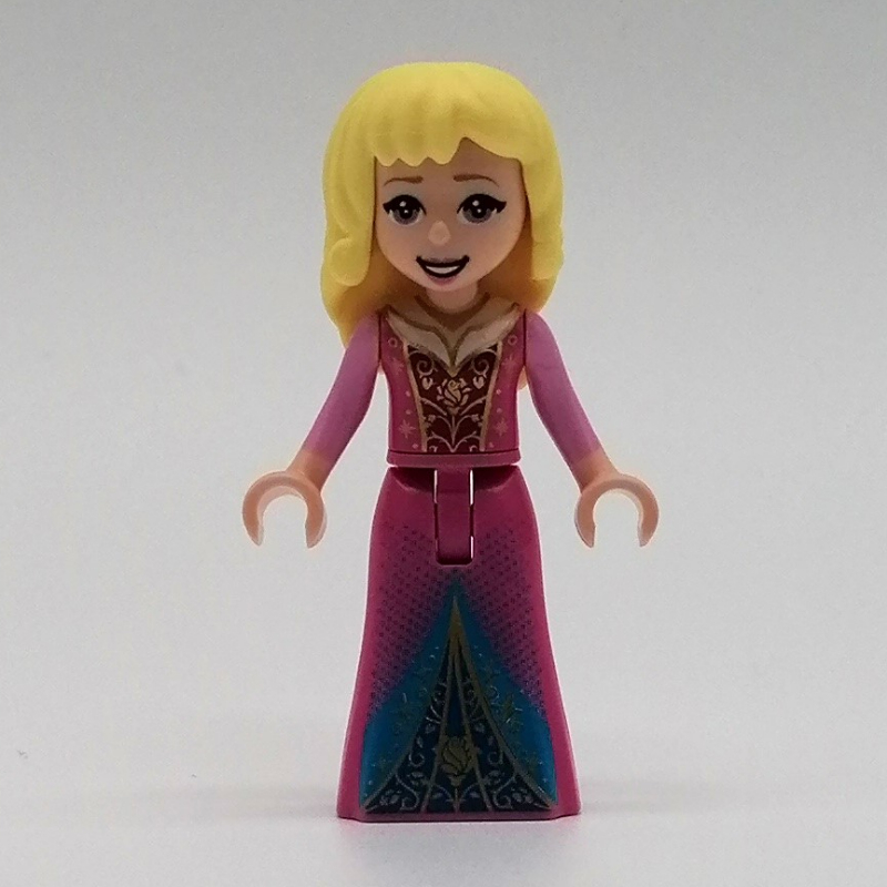 LEGO Aurora - Dark Pink Dress, Dark Azure/Blue Decorations (fig-010535)