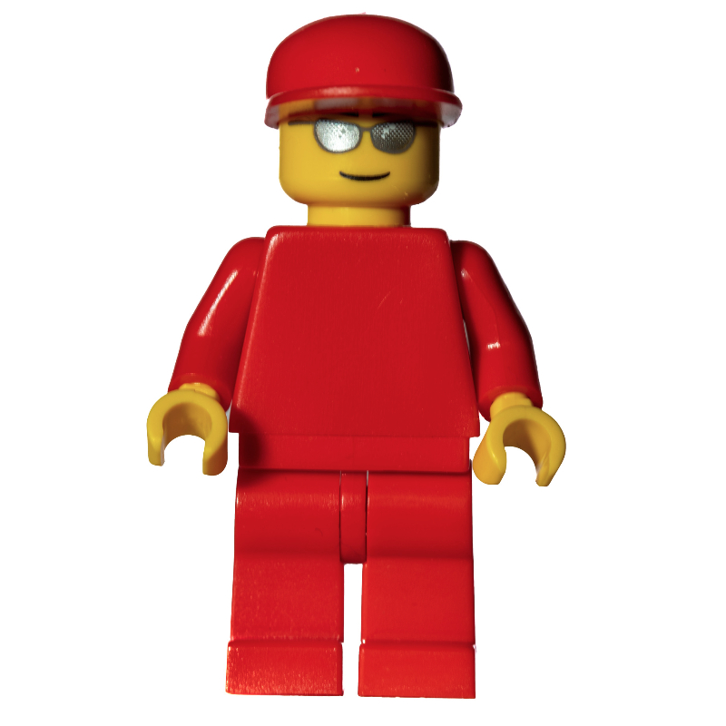 LEGO Engineer, Ferrari, Sunglasses, Yellow Hands (fig-010540)
