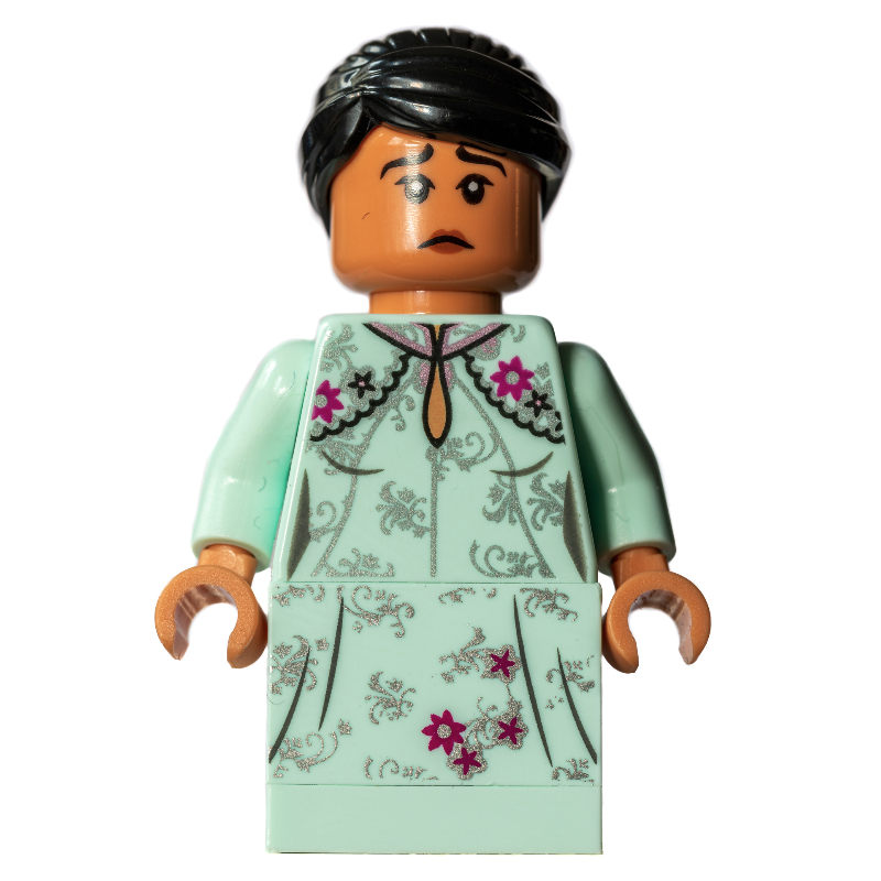 LEGO Cho Chang, Light Aqua Brick-Built Dress (fig-010555)