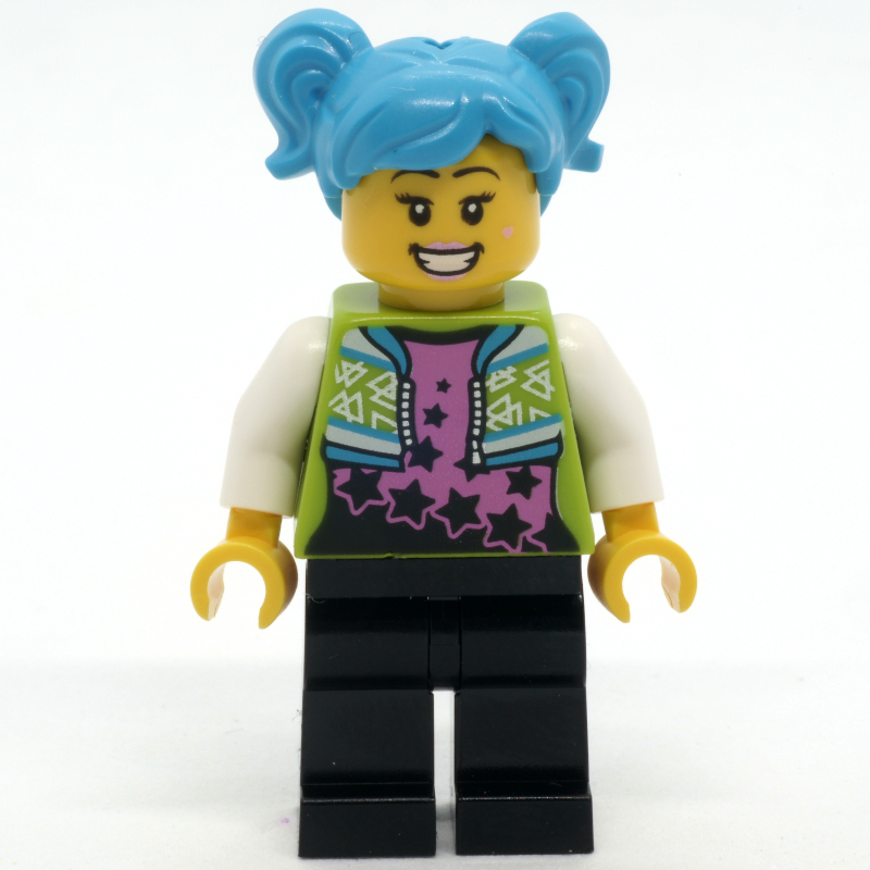 LEGO Poppy Starr, Lime Jacket, Black Legs (fig-010559)