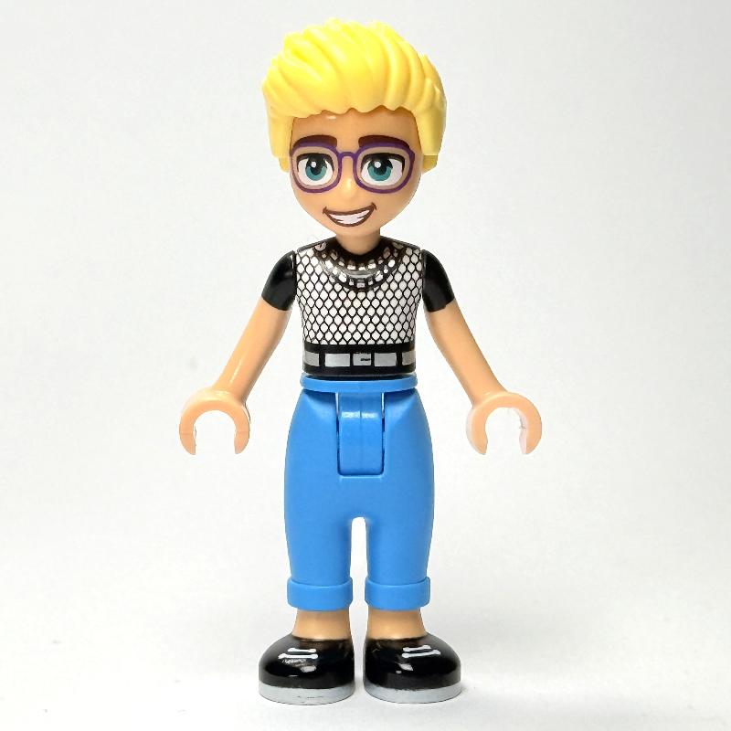 LEGO Olly - Chainmail Print Shirt, Dark Azure Pants (fig-010601)