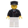 Pilot - Black Torso, White Legs, Black Cap