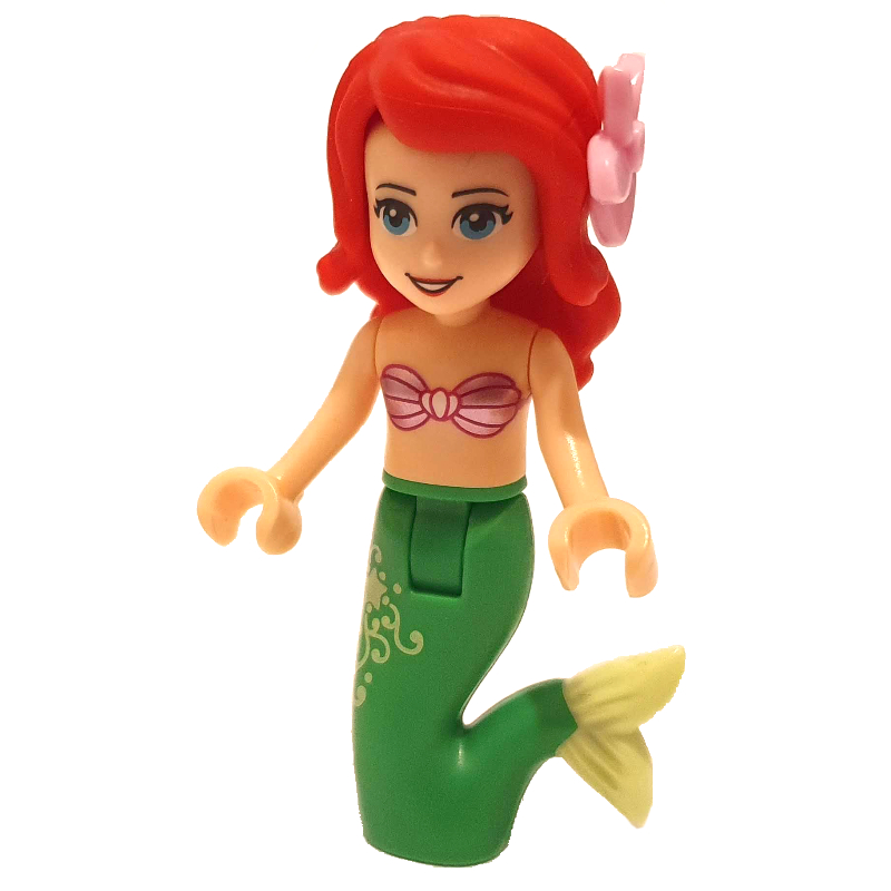 LEGO Ariel - Mermaid Form, Pink Top, Flower (fig-010639)