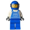 White Torso, Blue Overall, Blue Helmet