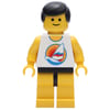 White Torso, Yellow Legs, Black Hair