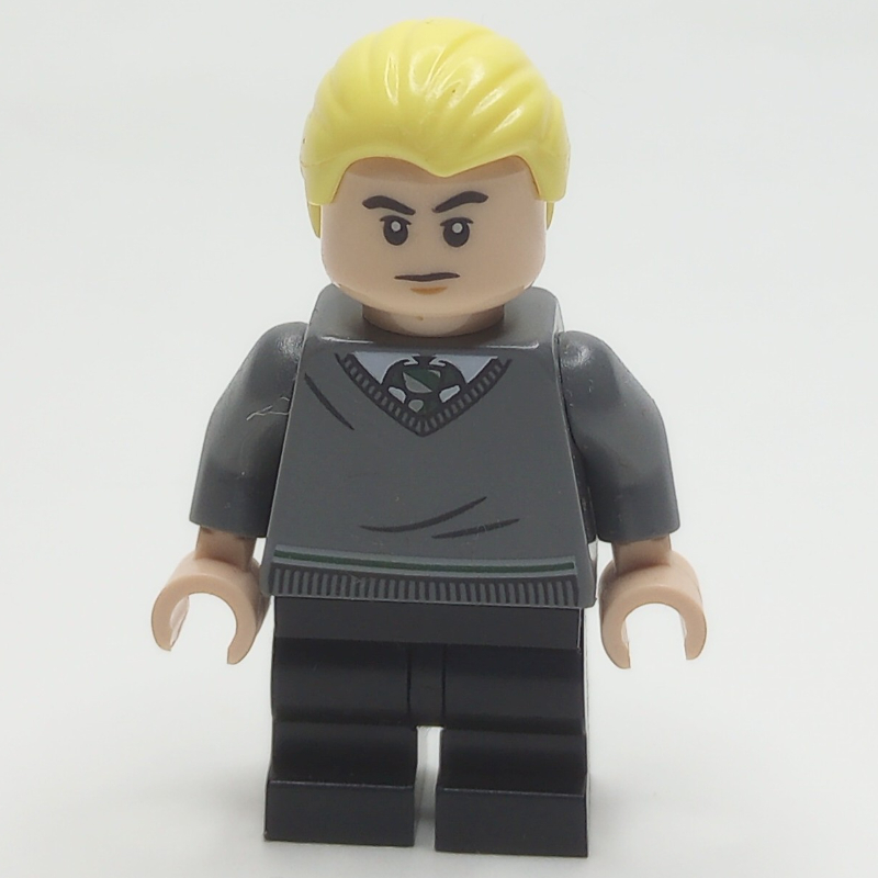 LEGO Draco Malfoy, Slytherin Sweater, Medium Black Legs (fig-010726)