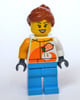 Woman, Vita Rush Jacket, Dark Azure Legs, Dark Orange Hair