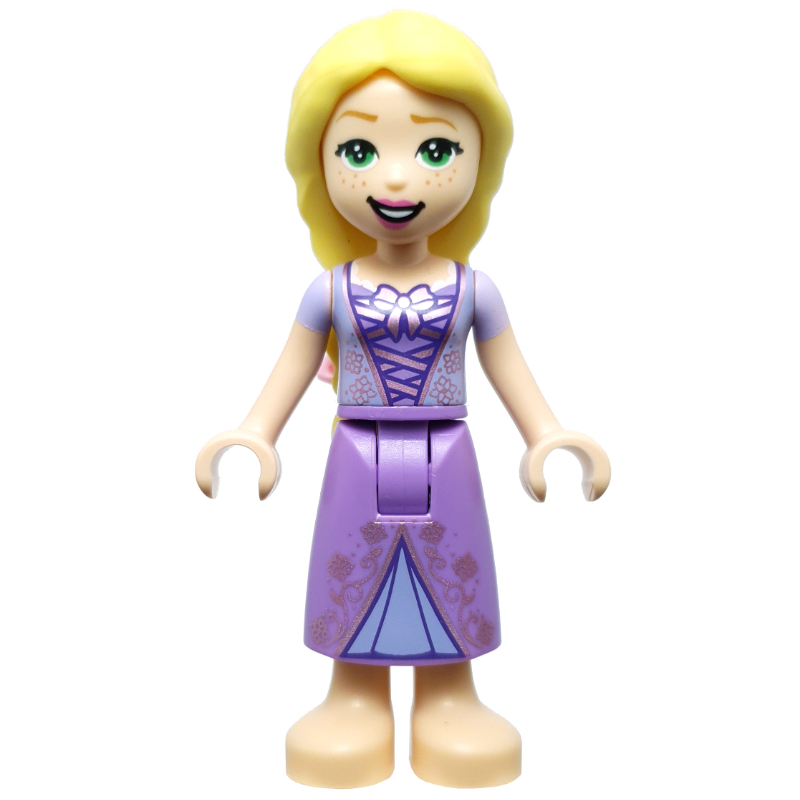 LEGO Rapunzel - Lavender Top, Medium Lavender Dress, Flowers (fig-010814)