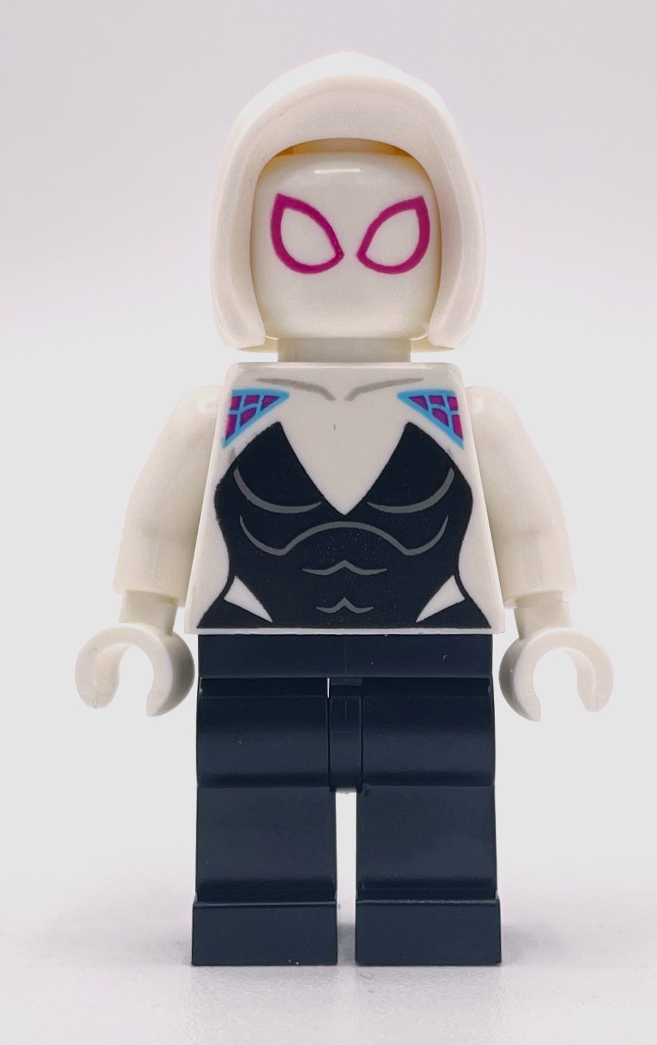 LEGO Ghost-Spider / Spider-Gwen, Open Front Hood, White Hands (fig-010828)