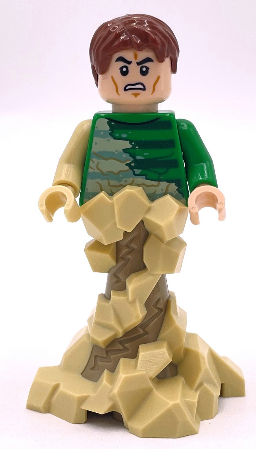 LEGO Sandman, Swirling Dirt Lower Body with Green Sweater (fig-010830)