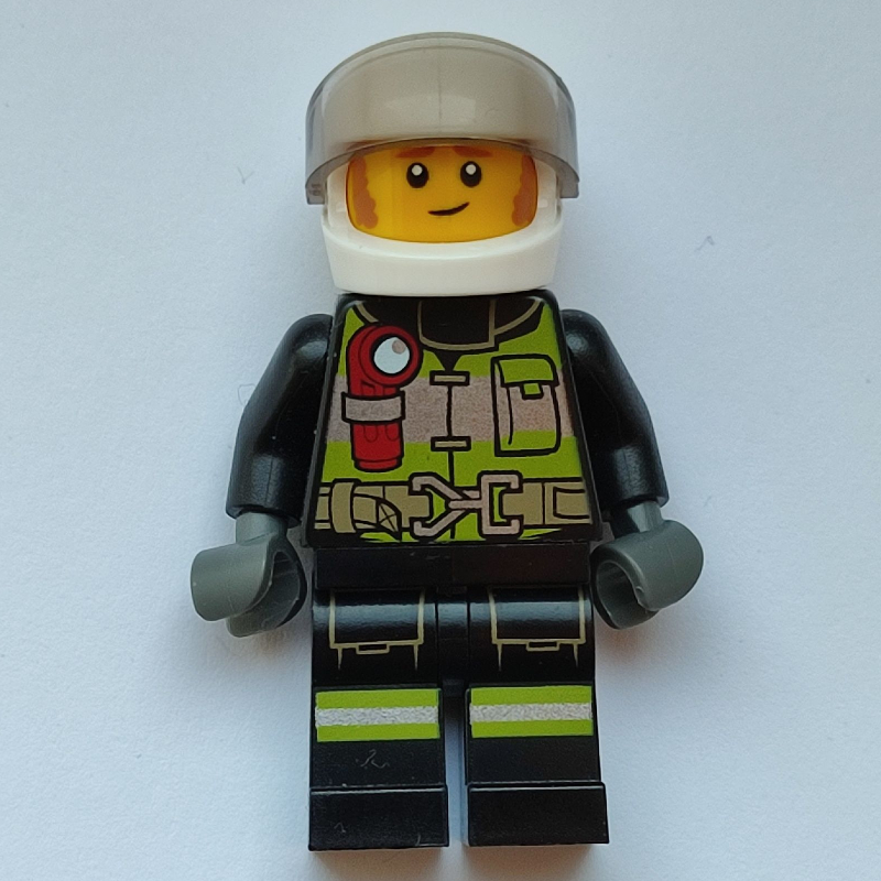 LEGO Clemmons, White Helmet with Visor (fig-010836)
