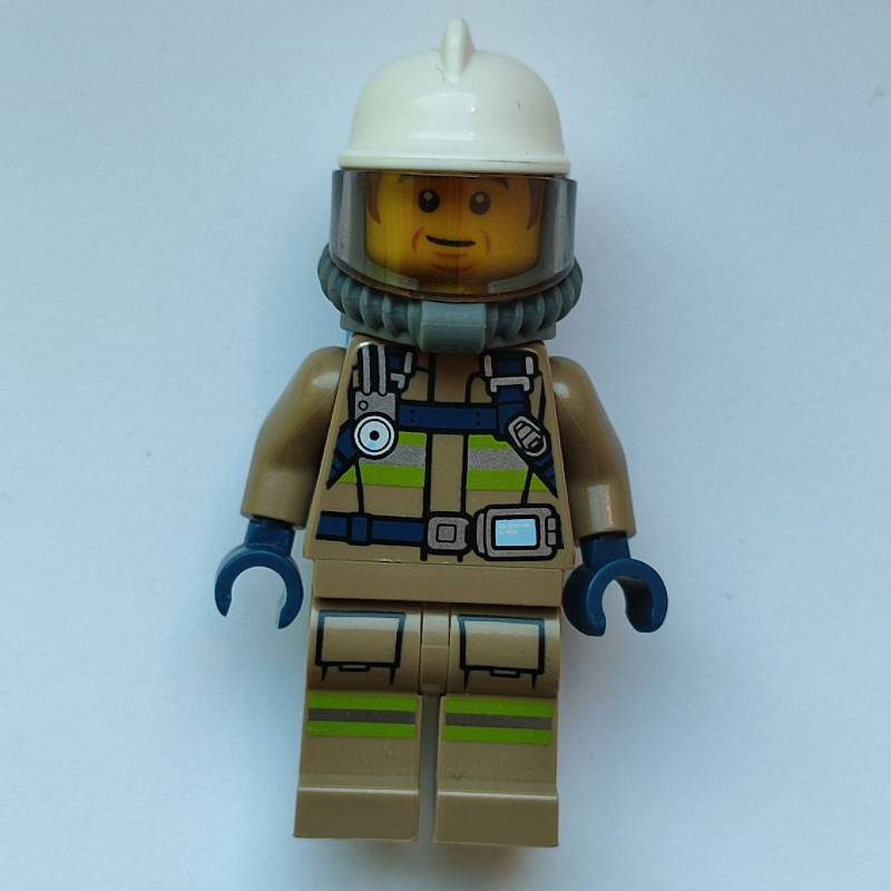 LEGO Bob, Dark Tan Firesuit, White Helmet (fig-010840)
