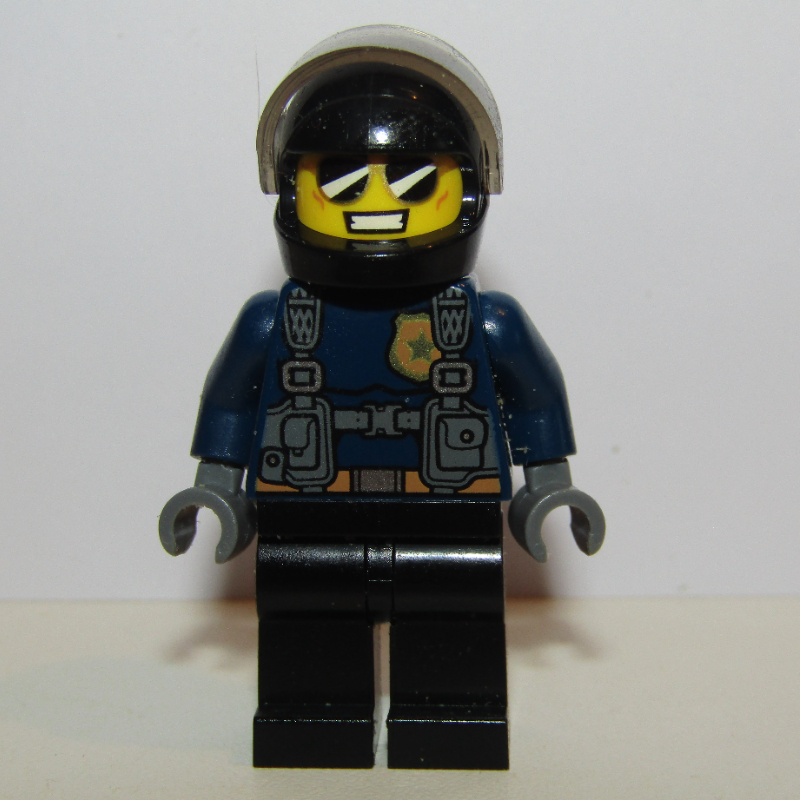 LEGO Duke DeTain, Black Helmet with Visor (fig-010848)