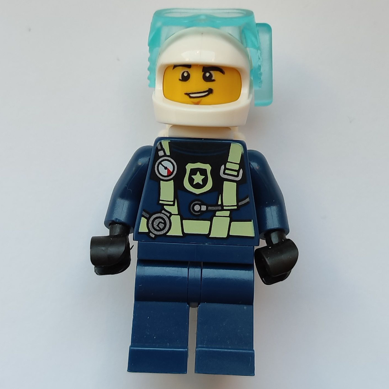 LEGO Policeman, Diving Suit (Carl Confidential) (fig-010854)
