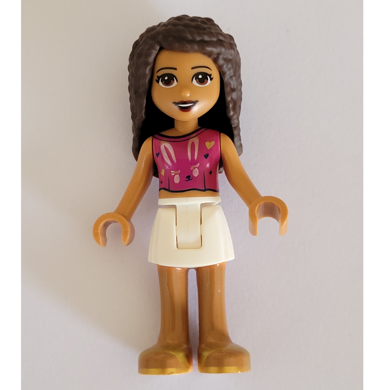 LEGO Andrea - Magenta Top, White Skirt (fig-010868)