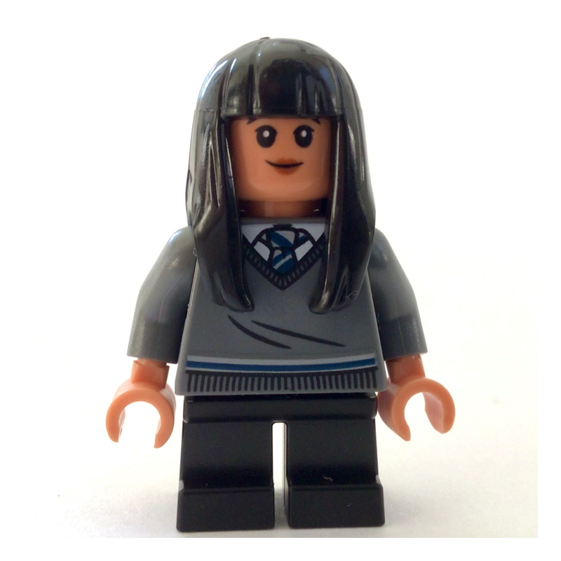 LEGO Cho Chang - Dark Bluish Grey Sweater, Black Legs, Rubber Hair (fig-010872)