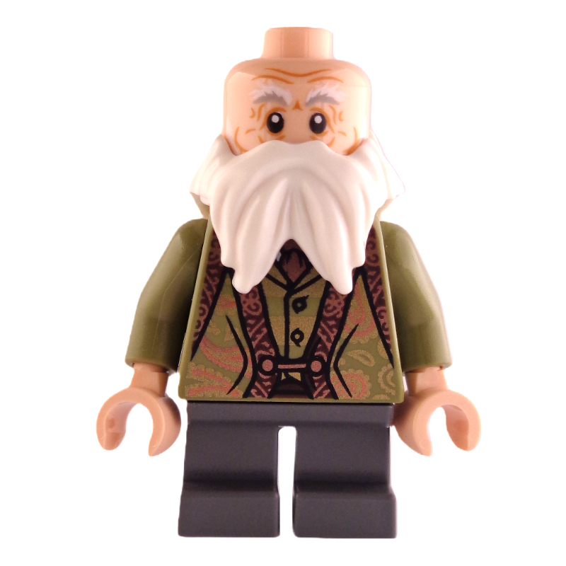 LEGO Professor Filius Flitwick, Beard, Olive Green Vest, Dark Bluish Grey Legs (fig-010874)