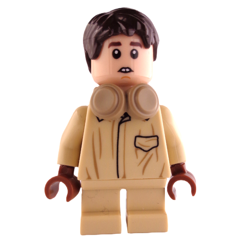 LEGO Neville Longbottom, Tan Shirt, Headphones, Short Legs (fig-010879)