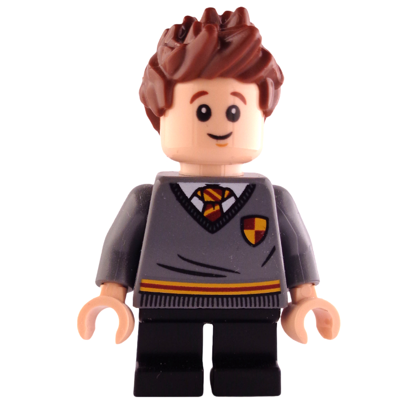 LEGO Seamus Finnigan, Gryffindor Sweater with Crest, Short Legs (fig-010882)