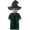 Professor Minerva McGonagall, Dark Green Robe, Black Hat with Dark Tan Hair, Azure Circle Symbols