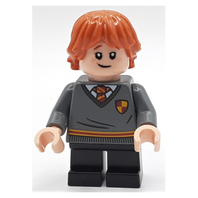 LEGO Ron Weasley, Gryffindor Sweater with Crest, Short Black Legs (fig-010885)