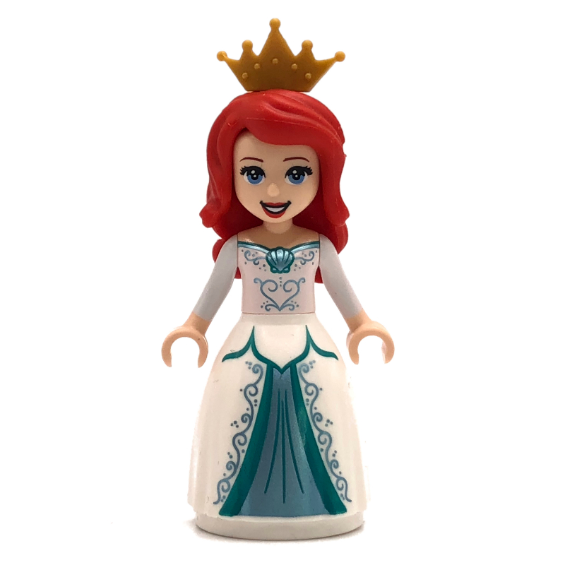LEGO Ariel - Human Form, White Dress, Crown (fig-010890)