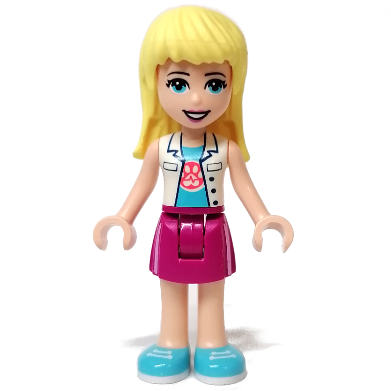 LEGO Stephanie - White Doctor Coat, Magenta Skirt (fig-010899)