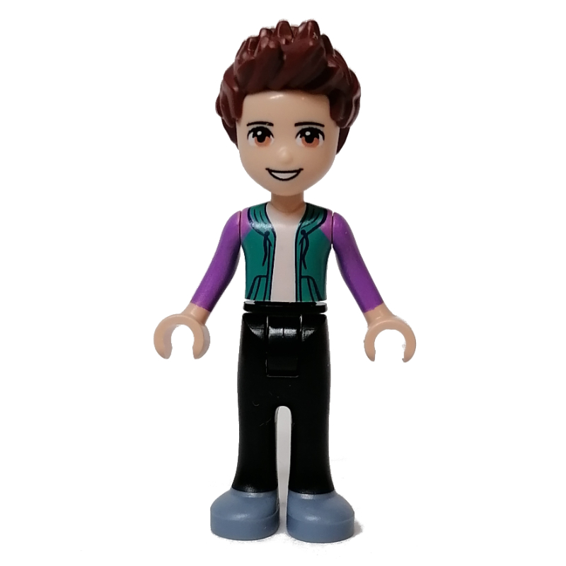 LEGO Ethan - Dark Turquoise Top, Black Pants (fig-010901)