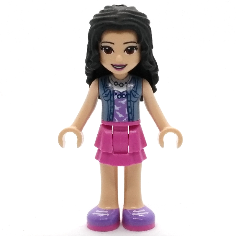 LEGO Emma - Sand Blue Jacket, Magenta Skirt (fig-010907)