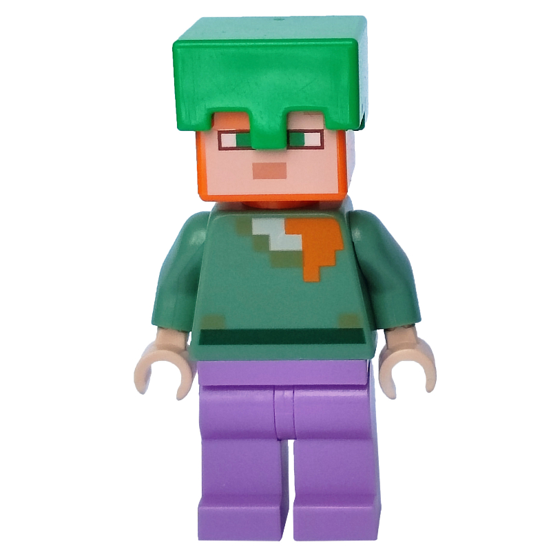 LEGO Alex - Bright Green Helmet (fig-010915)