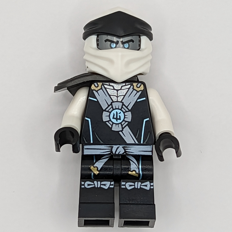 LEGO Zane - Legacy, Black Torso, Black Legs, White Wraps, Katana Holder (fig-010966)