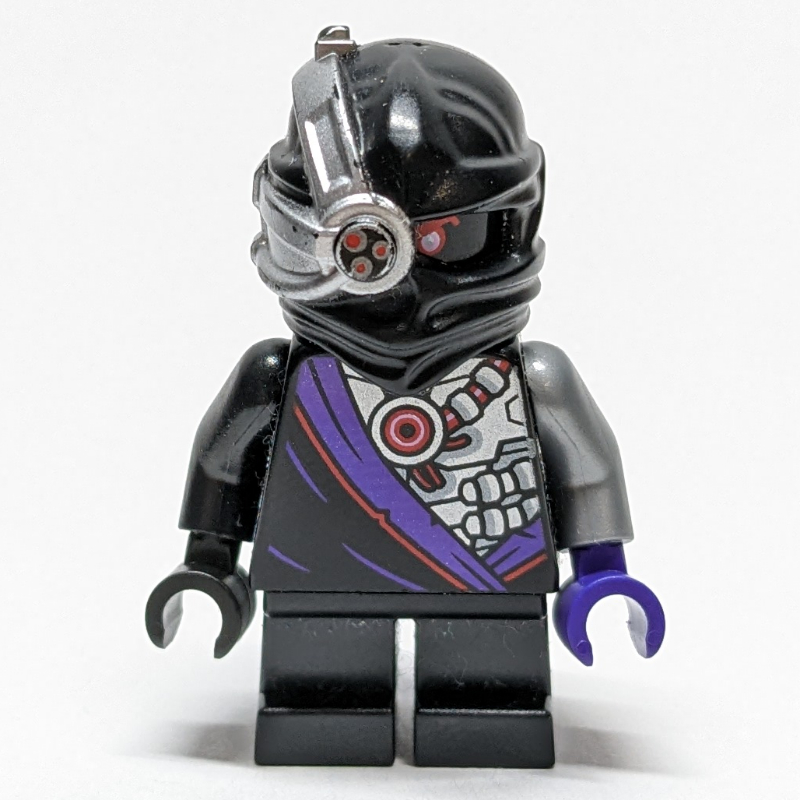 LEGO Nindroid with Dual Sided Head, Shoulder Armor (Legacy), Short Legs, Shoulder Harness (fig-010973)