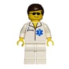 Doctor - White Torso and Legs, Brown Hair