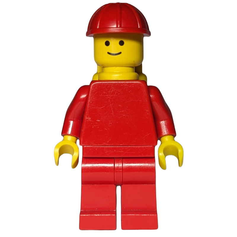 LEGO Red Torso, Red Legs, Red Helmet, Yellow Air Tanks (fig-011069)