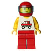 White Torso, Red Legs, Red Helmet