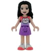 Emma - Coral Top, Medium Lavender Skirt