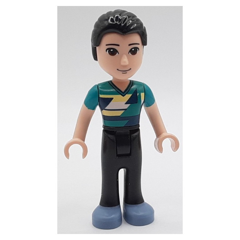 LEGO Robert - Dark Turquoise Top, Black Pants (fig-011121)