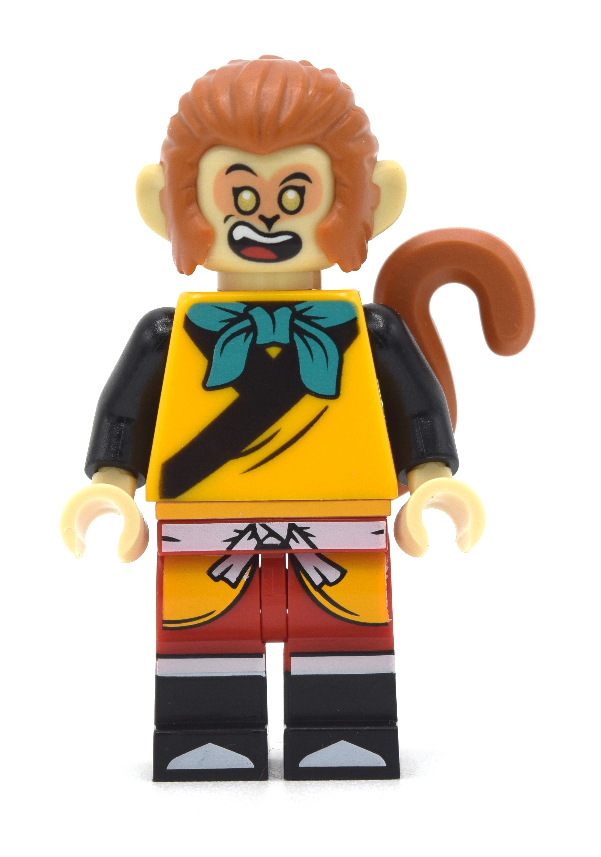 LEGO Monkey King, Dark Turquoise Bow, Smile / Angry (fig-011144)