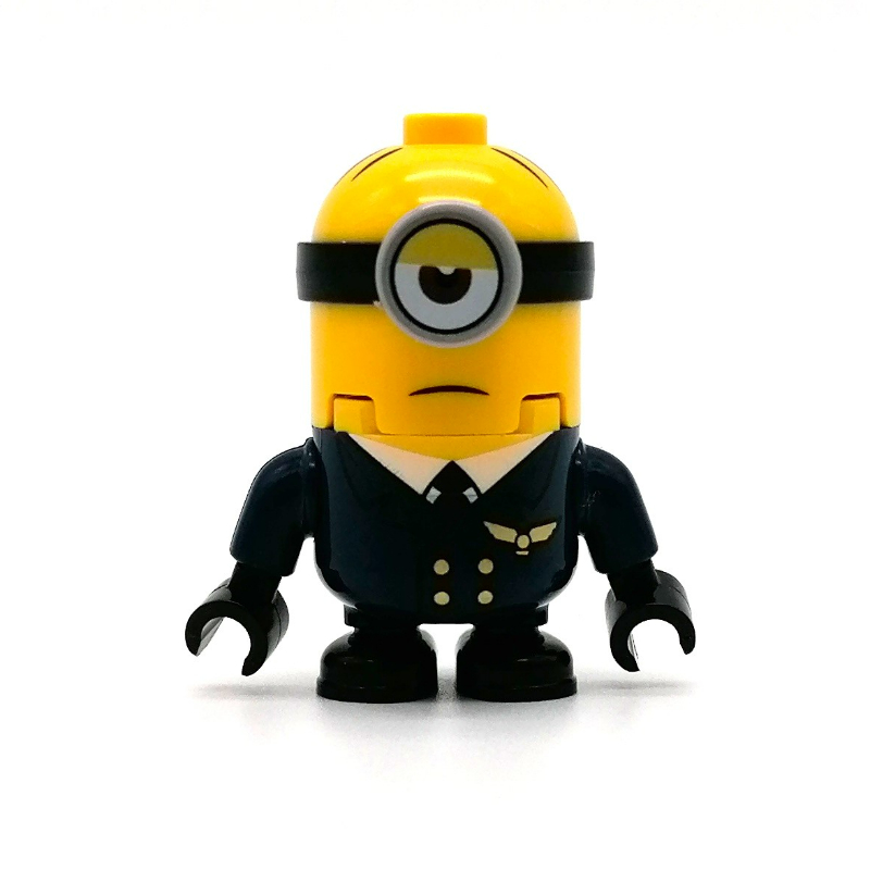 LEGO Minion Stuart - Blue Overall, Half Closed Eye (fig-011251)