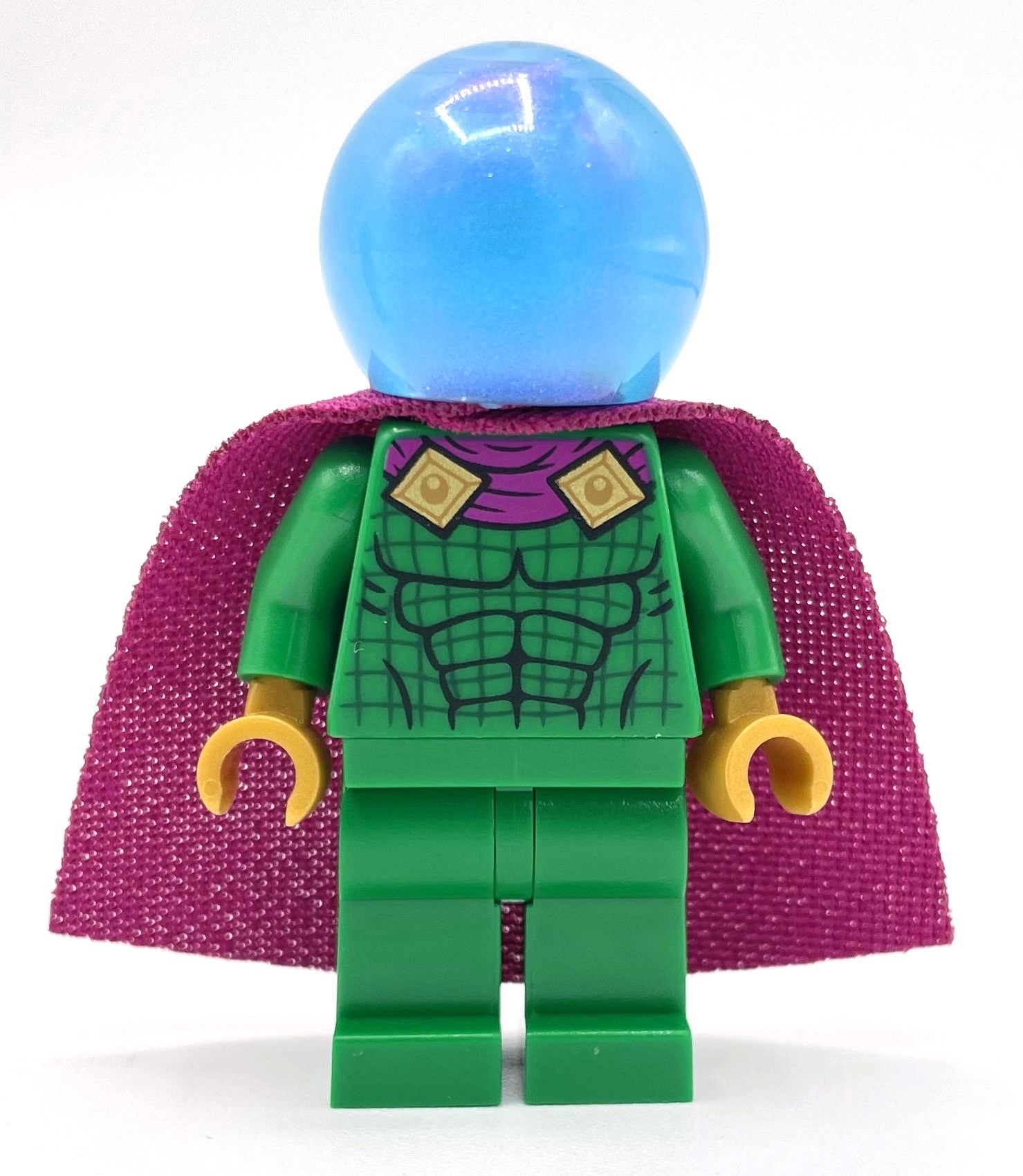 LEGO Mysterio, Green Outfit, Opal Trans-Light Blue Helmet (fig-011297)