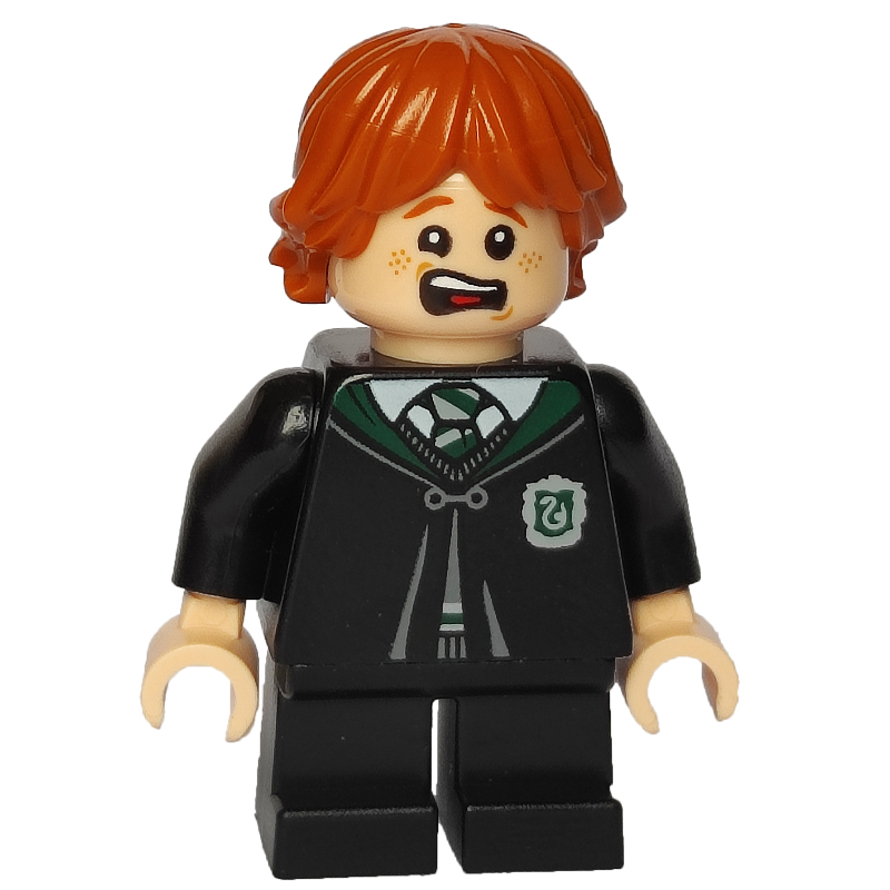LEGO Ron Weasley / Vincent Crabbe, Slytherin Robes (fig-011350)