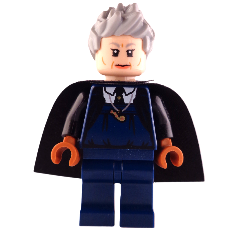 LEGO Madame Hooch, Dark Blue Outfit (50231 Cape) (fig-011357)