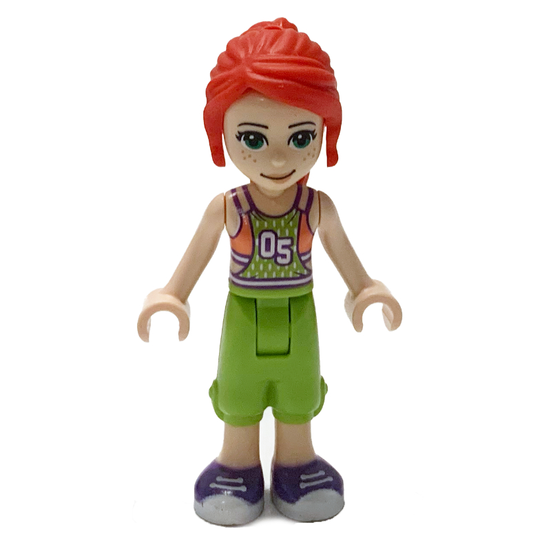 LEGO Mia - Coral/Lime Top, Lime Pants (fig-011389)