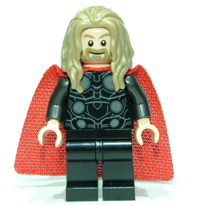 LEGO Thor, Long Dark Tan Hair (fig-011395)